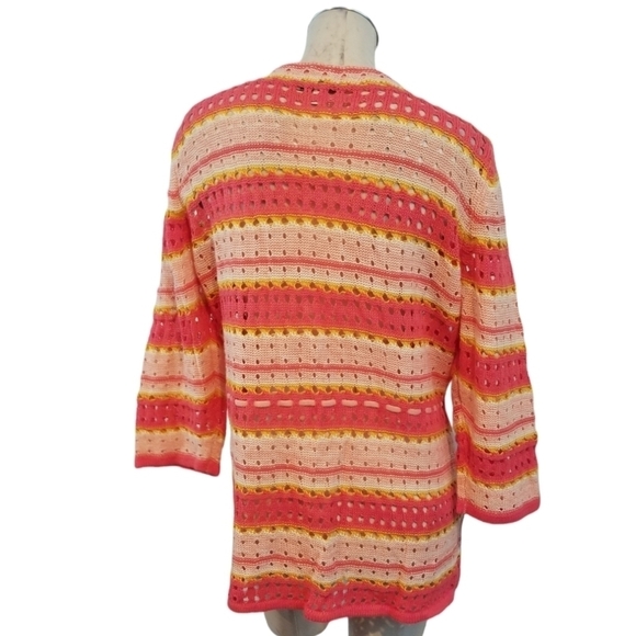 3/$25 NWOT Liz Claiborne Size XL Drawstring Cardigan Sweater - Picture 3 of 6